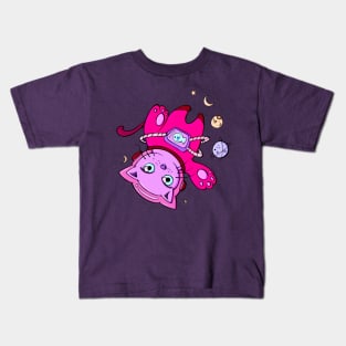 Cat Astronaut Kids T-Shirt